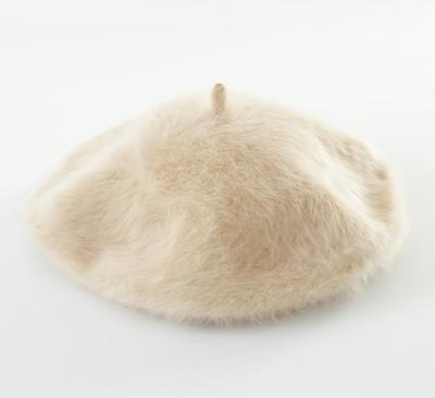 China LiHua Casual Beret Hat Men Women Rabbit Fur Hat Winter Beret Hat Woman Rabbit Fur for sale