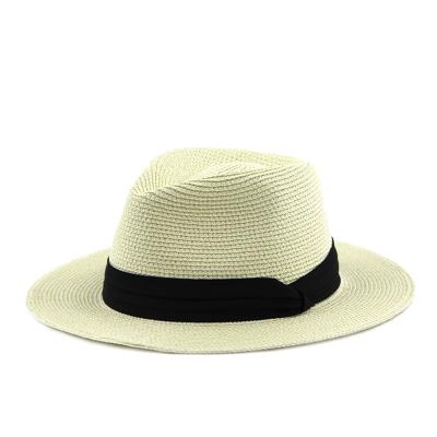 China Fashion LiHua 2022 Hot Sales New Style Unisex Beach Sun Hat For Spring Straw Fedora Hats for sale