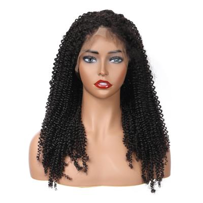 China Wholesale Curly Kinky Curly Full Lace Wig Hair Pre Plucked Long Virgin Brazilian Remy Hair Lace Wigs for sale