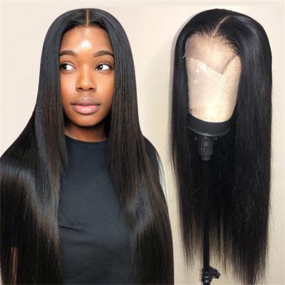 China Lace Top Sale Wig 100% Virgin Hair HD Brazilian Swiss Lace Front Wig For Black Women for sale