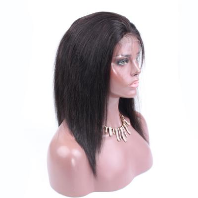 China Hot Sale Natural Lace Front Wig Human Hair HD Closure Virgin Wholesale Cheap Transparent Silk Straight Wigs for sale