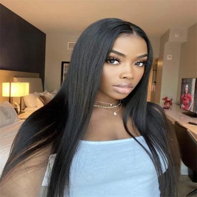 China Hot Selling Straight Human Hair HD Lace Closure 5x5 Lace Closure Virgin Wholesale Cheap Transparent Silk Straight Wigs Natural Wigs for sale