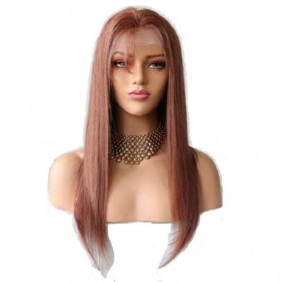 China Wholesale quality straight auburn hair 360 lace wig China factory wig natural hair for sale