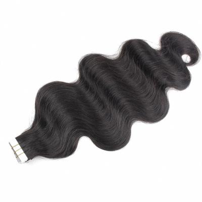 China Luxury Body Wave Tape In Hair Extensions 100% Hair Extensions Factory Price Tape Hair Extensions for sale