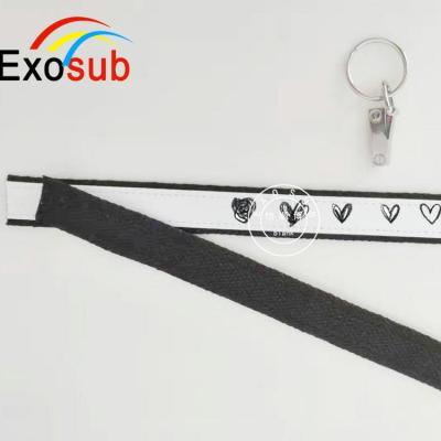 China For Mobile Decoration Or Promotion Gifts Sublimation Blank Metal Key Chain Strips Pendant Tag As Promotional Gifts for sale