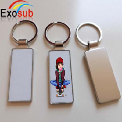 China Durable Photo Printing Customized Key Chain Metal For Sublimation for sale