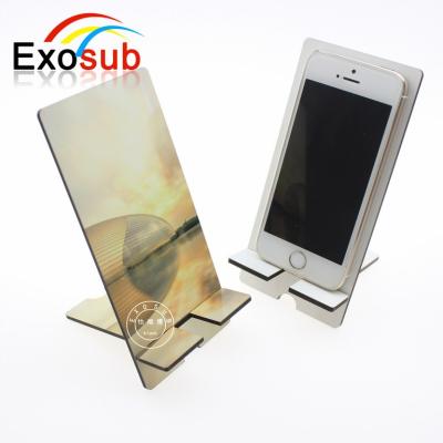 China Personalized Sublimation MDF Cell Phone Holder Eco - Friendly Blank Stand for sale