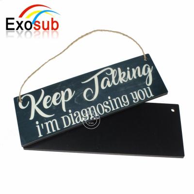 China Eco - Friendly Sublimation Blank Wooden Wall Hanging Signs For DIY for sale