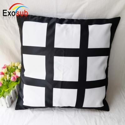 China 2020 Viable Hot Sale Blanks 9 Panel Pillow Sublimation Pillow Case For DIY for sale