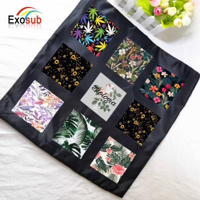 China Viable Hot Sale Amazon 9 Unit States Panel Sublimation Pillow Case Custom Blanks Cushion Cover for sale