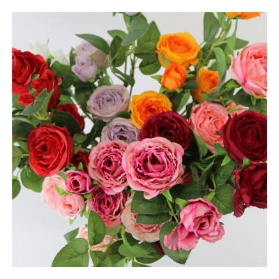 China Home Wedding Decoration Table Centerpieces A Other Christmas Supplies And Wedding Artificial Silk Decoration Plant Decorative Flower for sale