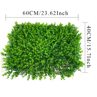 China 3D Artificial Plant Faux Plant Vertical Tropical Plastic Wall Decoration Weed Leaf Garden Leaf Garden Grass Green Wall System Artificial Home Wedding for sale