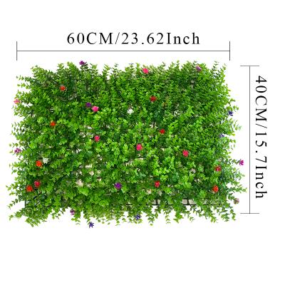 China Non-toxic Wedding Event Decoration Gift Faux Plant Wall Frame Decoration Home Wedding Roll Up Moss Grass Wall Carpet Backdrop Artificial Rose With Flower for sale