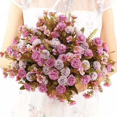 China Minimalist Simulation Flower 6 Color Retro Furniture Placement Lilac Hand Tied Bouquet for sale