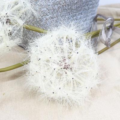 China Bright Wholesale Artificial Dandelion Flower Artificial Flower Plant Bouquet Home Furnishing Decoration for sale