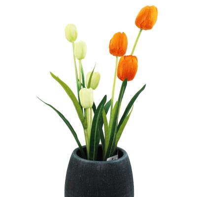 China Giant Artificial Tulip Flower For Home Wedding Decoration Plastic Tulips Wholesale Artificial Flower Decoration for sale