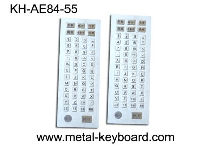 China Het Toetsenbord Antivandaal van het 55 Sleutels Industriële Metaal met Aangepaste Lay-out Te koop
