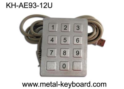 China CE / ROHS / FCC USB Interface 12 Keys SS Keypad for Self-Service Machine /  Kiosk , Anti-vanal for sale