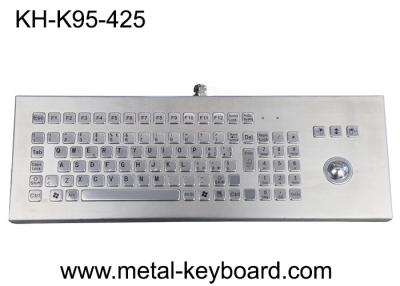 China Teclado industrial do metal áspero do Desktop com Trackball à venda