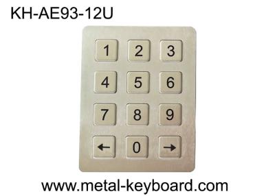 China Customized Numeric Stainless Steel Keypad USB Interface Metal Dome Connect PCB Key for sale