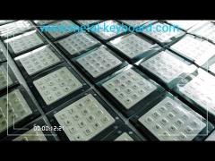 Ruggedized Access Control Keypad Metallic Vandal Proof