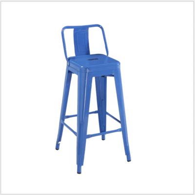 China Industrial Cheap Furniture Stack Kitchen Retail Vintage Industrial Square Seat Retro Metal Bar Stool for sale