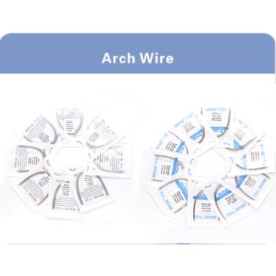 China Niti Archwire Orthodontics Orthodontics Products Super Elastic Ovoid Round Archwire for sale