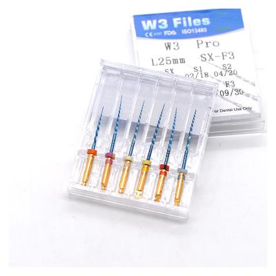 China Hospital/Clinic/Dentist/Orthodontic Dental Endo File for W3-FILE Endodontic Fit Super Endo Tips Files for sale