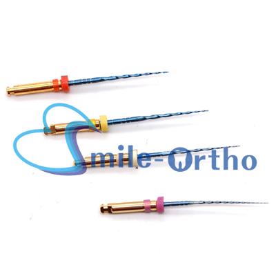 China Endodontic Endo Niti Rotary Blue Files Metal Dental Consumables Files for sale