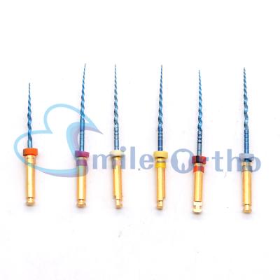 China Metal Motor Use Niti Rotary Files Root Canal Endos Files for sale