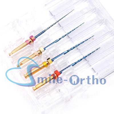 China Rotary Metal Heat Activation MTWO Endo Files Blue Root Canal Niti for sale