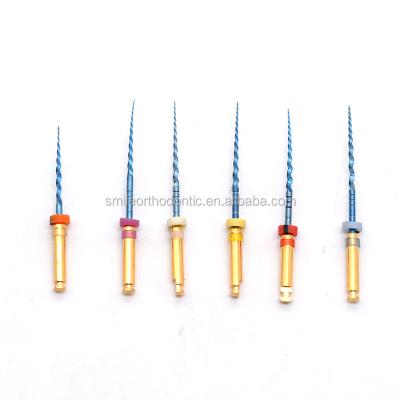 China Metal Motor Use Rotary Niti Files Endodontic Root Canal Endos File for sale