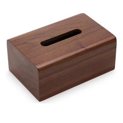 China Art Decor Home Decor Wooden Tissue Box with Slip Lid for sale