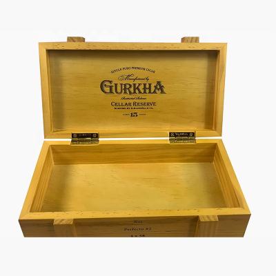 China Applicable to all country cigar box premium handmade empty wooden solid wood cigar box for sale