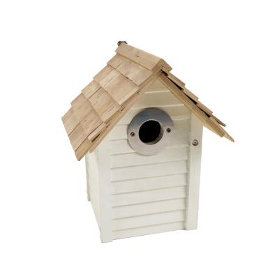 China Natural bird house with white color painting for sale