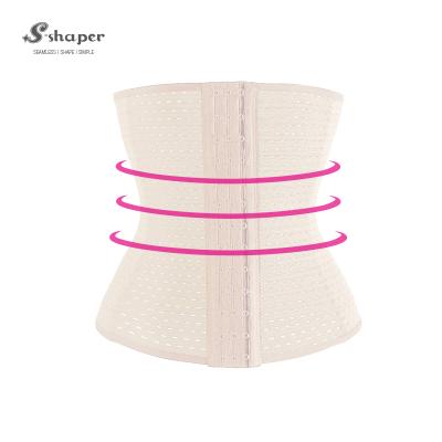 China DREAM LUNA Best Antibacterial Price Create Your Own Steel Bone Waist Trainer Slimming Latex Shapers for sale