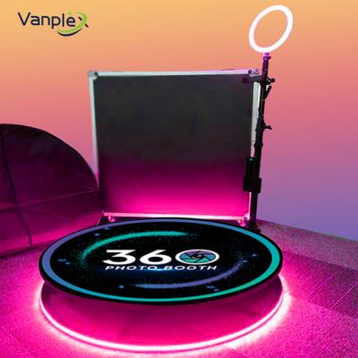 China solid & Hot Selling Vanplex Full Metal Automatic Selfie Photobooth Slow Motion Stable 360 ​​Degree Photobooth Machine Party Photo Booth 360 Photo Booth for sale