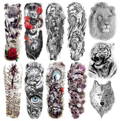 China Wholesale Custom Temporary Tatoo Temporary Semi Permanent Sticker Body 3d Tattoo Sticker Fake Tattoo Printer Tatuaje Temporal Paper For Men for sale