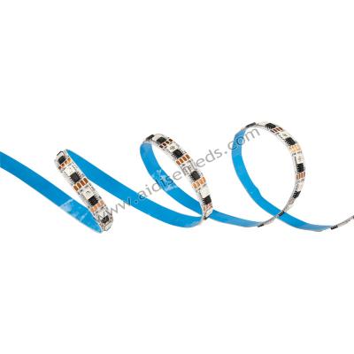 China Flexible LANDSCAPE DC5V 7W / RGB Digital LED Strip Rolls SM16704 IC Programmable Full Color for sale