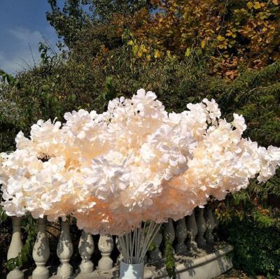 China Fashional Artificial Flowers Wholesale Hanging Artificial Cherry Blossom Tree Silk Flowers Arch Pink White Wedding for sale