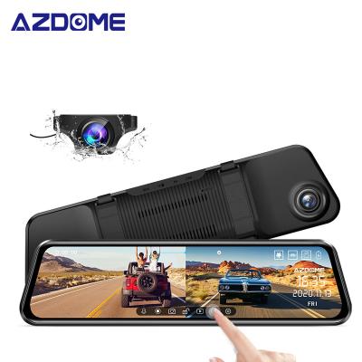 China AZDOME PG17 Full Screen RearView Dash Cam Waterproof 11.8