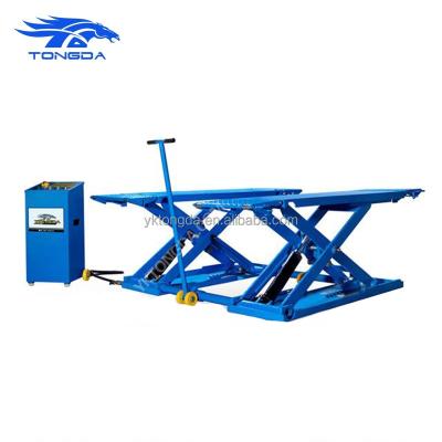 China 2021 MINI SCISSOR CAR LIFT MOBILE ELECTRIC AND HYDRAULIC LIFT TABLES TONGDA P3010 ON SALES OEM 1.8*1.56*0.22/0.94*0.5*0.38 for sale