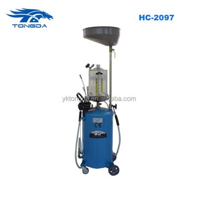 China tongda garage equipment for pneumatic waste oil extractor oil drainer /collecting waste oil change 50*42*89cm for sale