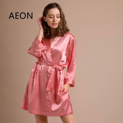 China Custom Logo Empty Long Robes Silky Satin Silk Kimonos Anti-static Royal Long Robe Bridesmaid Wedding Party Robe for sale