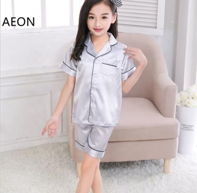 China QUICK DRY satin kids pajamas mask pajamas set for boys and girls for sale