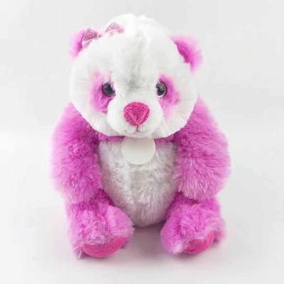 China Cute Stuffed Plush Big Panda Plush Toy Customized New Design Plush Pink Panda for sale