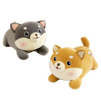 China Promotional Decorative Shiba Inu Plush Toy Pillows Animated Dog Plush Pillow for sale