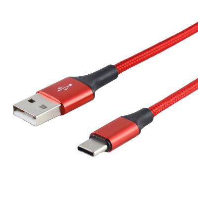 China Camera Braided Usb2.0 Aluminum Charging Cable Usb2.0 Am To Type C Cable for sale