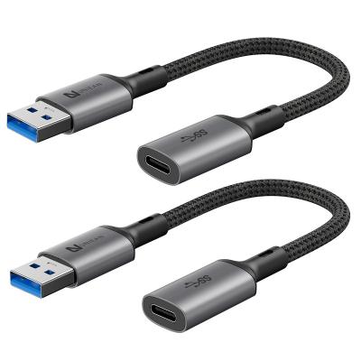 China Multi Function Data Transfer Cable Promotion Factory Price 10Gbps Built In Emarker Chip USB3.1 C Female To USB3.0 Male Adapter For PC for sale