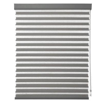 China Light Filtering Cover Day And Night Curtains Window Shade Roller Indoor Manual Wireless Blind Zebra for sale